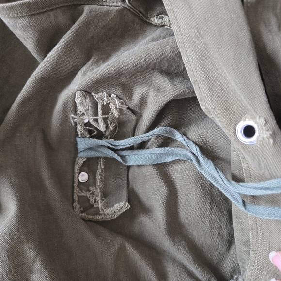 VTG 1960s A-line by Academy Olive Green Canvas Backpack - Picture 4 of 10